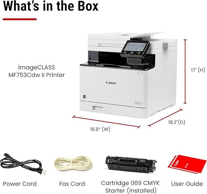 Canon Color imageCLASS MF753Cdw II - Image 8