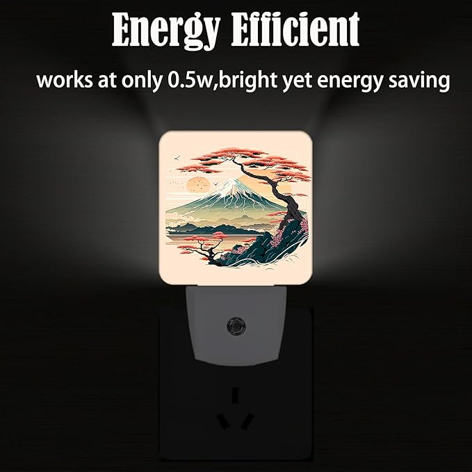 FSHVQKD Mount Fuji Night Light, Plug-in Night Lights - Image 4
