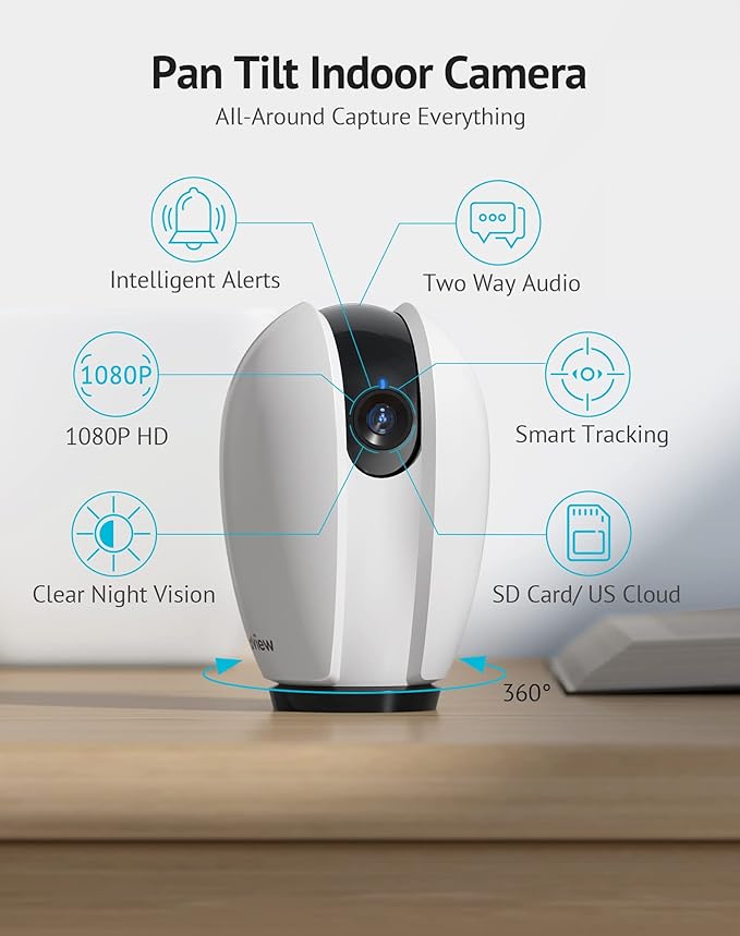 LaView Indoor Security Camera, Baby Monitor - Image 2