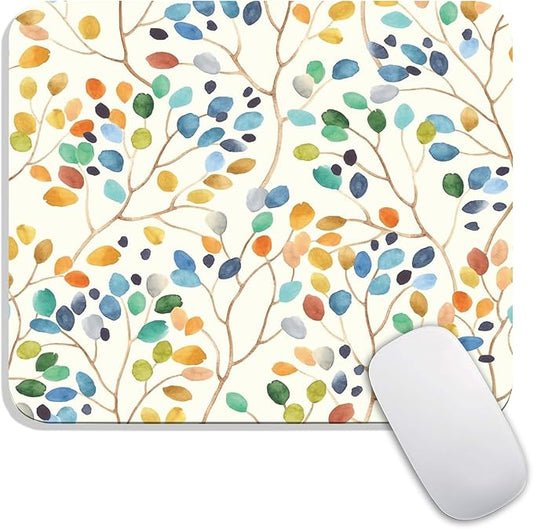 Armanza Square Mouse Pad Colorful Forest, Personalized Premium-Textured Custom by Armanza