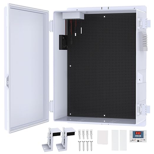 Akwscyby Outdoor Electrical Box, Waterproof Electrical Junction Box IP65 ABS by Akwscyby