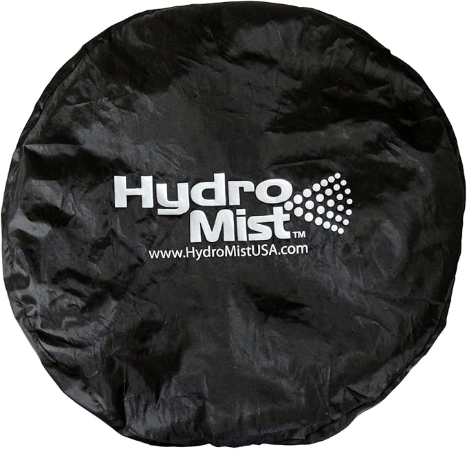 Hydromist Oscillating Wall Mounted Outdoor-Rated Fan, 3-Speed Control on Cord - Image 4