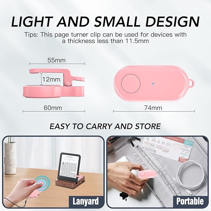 Remote Control Page Turner for Kindle Paperwhite Oasis Kobo eReaders, Kindle - Image 5