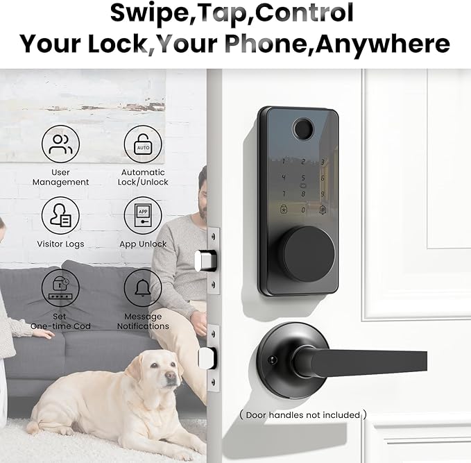 Fingerprint Door Lock, Biquole Keyless Entry Door Lock, Smart Lock - Image 5
