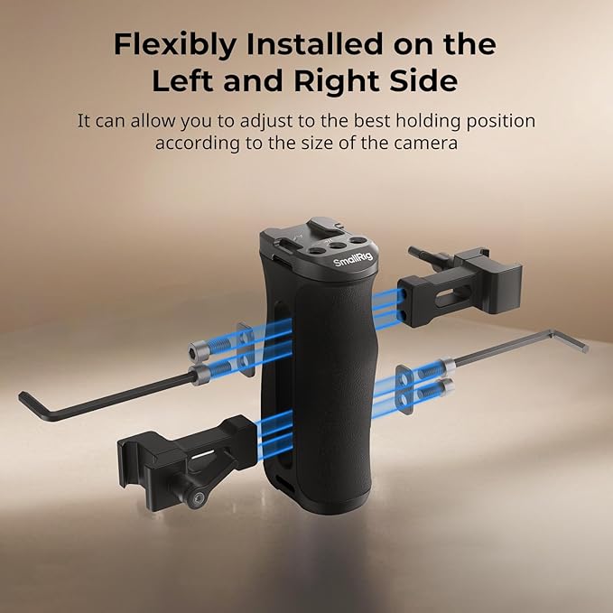 SmallRig Mini NATO Side Handle for Camera Cages, Universal Ergonomic Side - Image 3