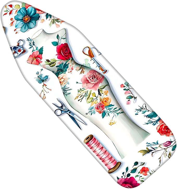 Nuxovilar Ironing Board Cover Needle Cotton 15x54 Inches | Ironing Board Cover by Nuxovilar