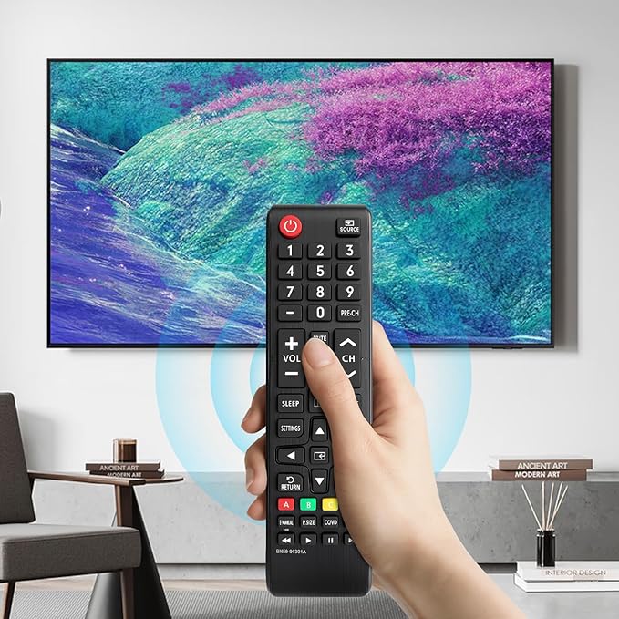 Replacement Remote Control for Samsung TV Remote BN59-01385A, Remote Control - Image 4