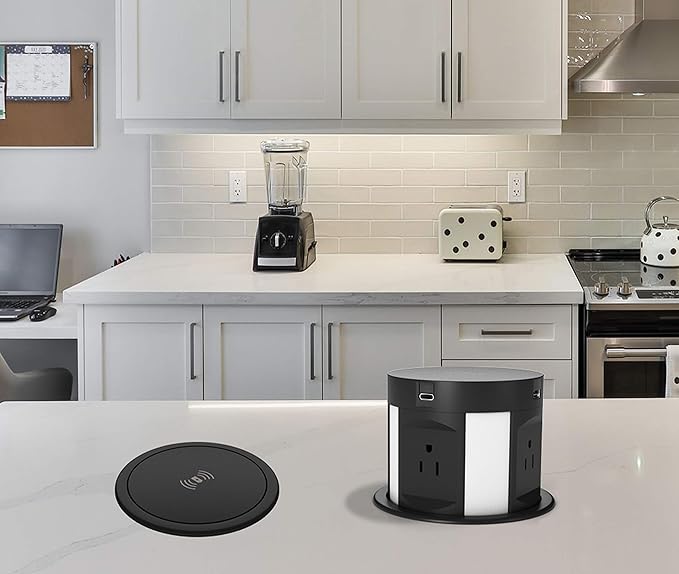 Automatic Pop Up Outlet for Countertop, Recessed Power Strip - Image 7