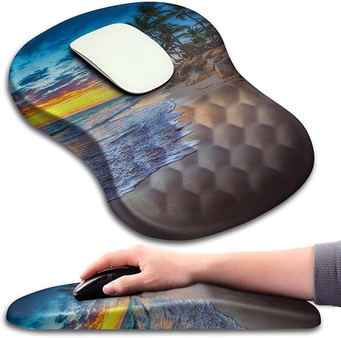 KUOSGM Mouse Pad Wrist Support, Ergonomic Mouse Pad by KUOSGM