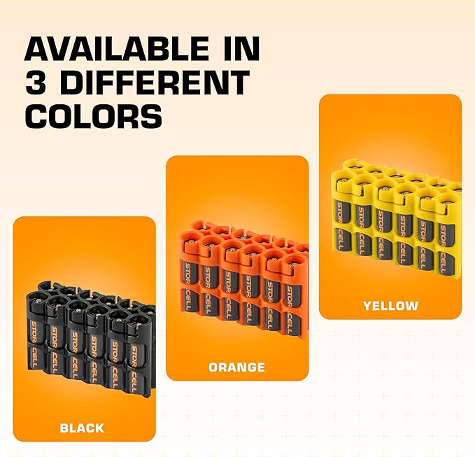 AAA Battery Storage Caddy by Storacell, Holds 12 Batteries - Image 5