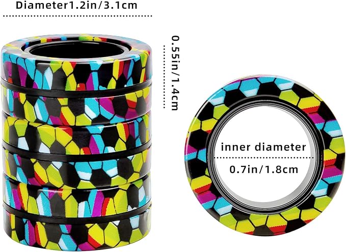 Magnetic Rings Fidget Toy Set, Idea ADHD Fidget Toys, Adult Fidget Magnets - Image 5