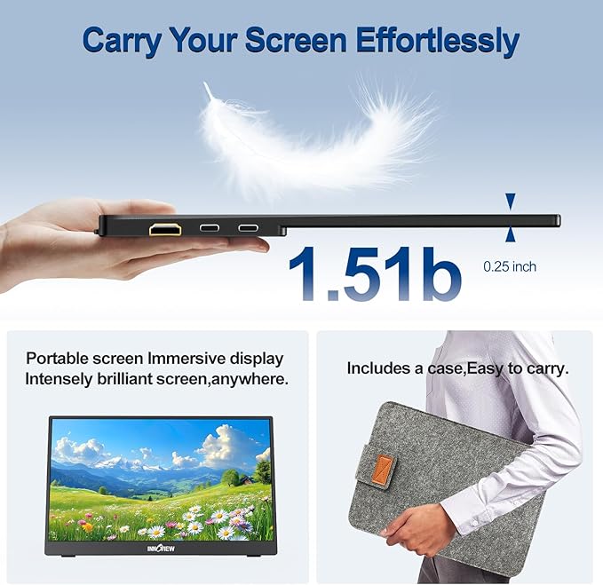 InnoView Portable Monitor 15.6" 1080P - Image 5