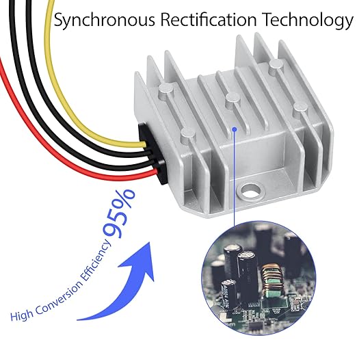 LeMotech DC 24v to 12v Converter 5A 60W Step Down Converter Voltage Reducer - Image 6