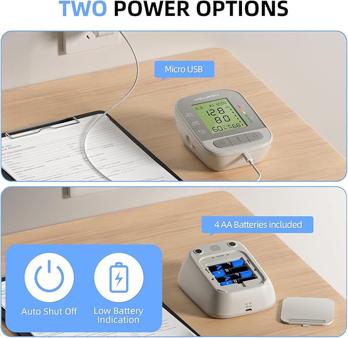 VOLUETH Upper Arm Blood Pressure Cuff, Blood Pressure Monitor - Image 3