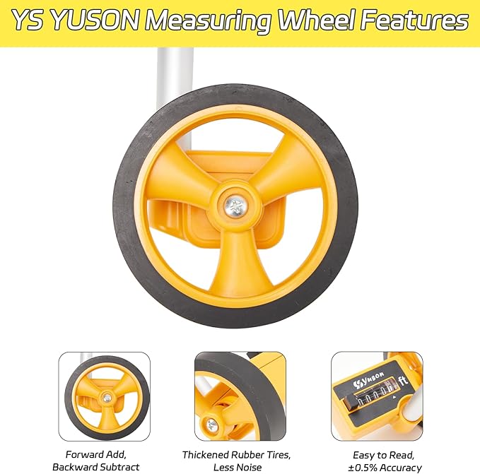 YS YUSON Rolling Measuring Wheel in Feet, Digital Measuring Wheel - Image 5