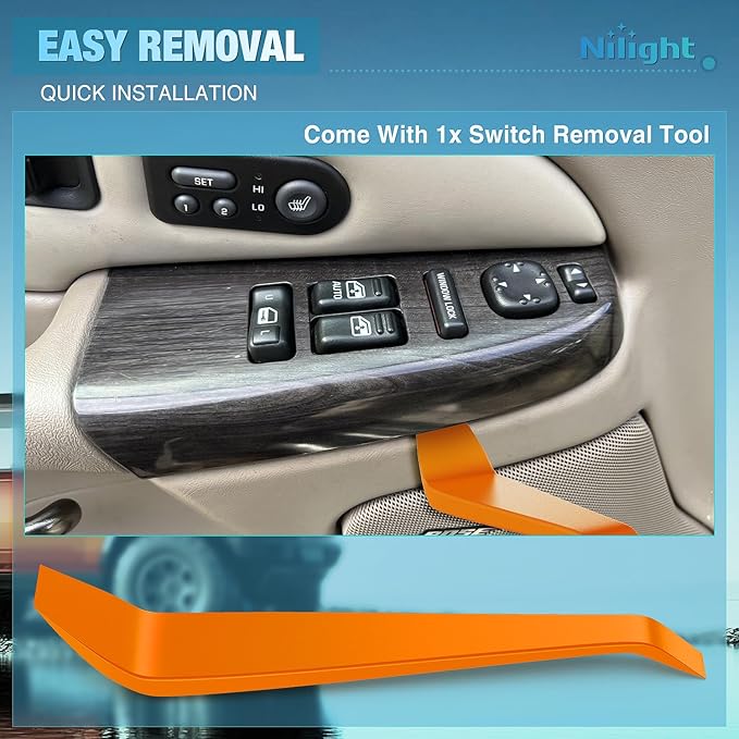 Nilight Power Master Window Switch Compatible - Image 4