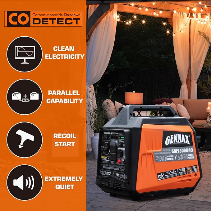 GENMAX Generator，EPA Compliant, Eco-Mode Feature, Ultra Lightweight - Image 2
