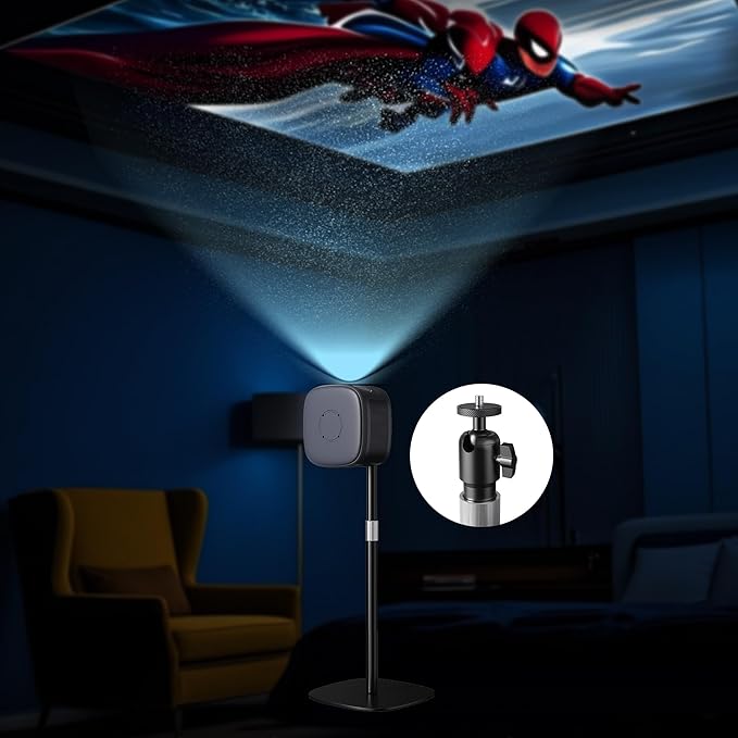 Hocoder Projector Stand Floor Projector Mount Stand 1/4 Screw - Image 5
