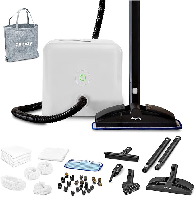 Dupray Neat Steam Cleaner, Grout & Upholstery, Chemical-Free Cleaning, Long Run by Dupray