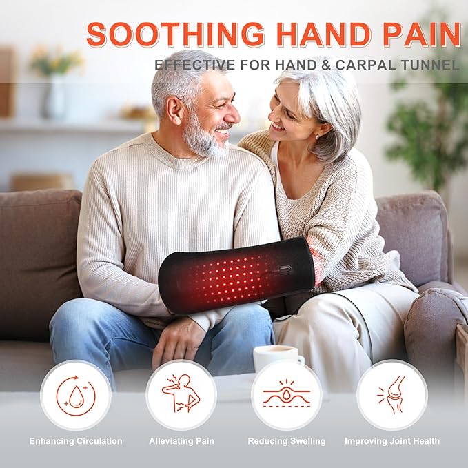 Red Light Therapy for Hands & Wrist, 2026 Upgrade 4 Therapy Modes, 5-Level - Image 5