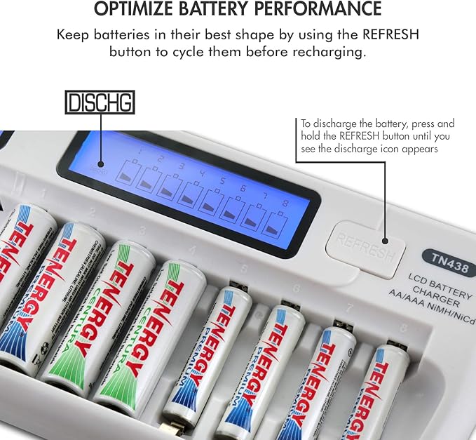 Tenergy TN438 16 Bay Battery Charger - Image 5