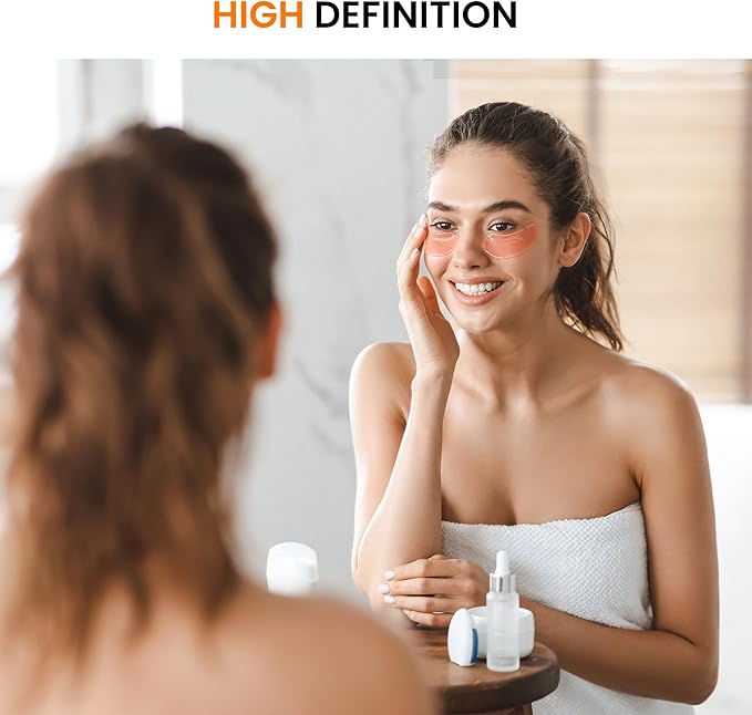 Bathroom Vanity Mirror for Wall, HD Shatterproof Glass, Hangs Horizontally or - Image 5