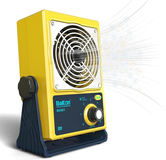 Anti-Static Ion Fan, Ion Electric Fan, Static Eliminator, Electronic by BAKON