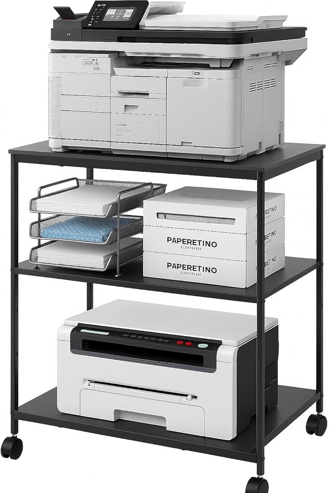 Heavy Duty 3-Tier Printer Stand by eMERIT
