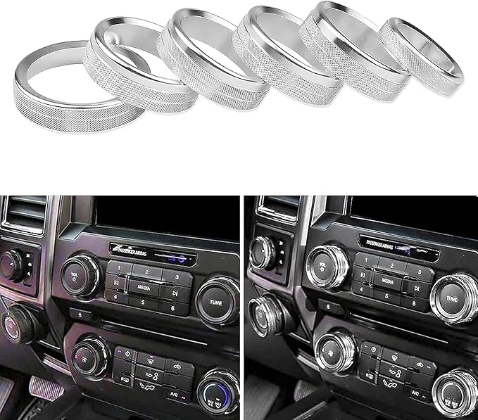 Knob Cover for F150 AC Climate Control Switch/Trailer/4WD/VOL/Tune Button - Image 7