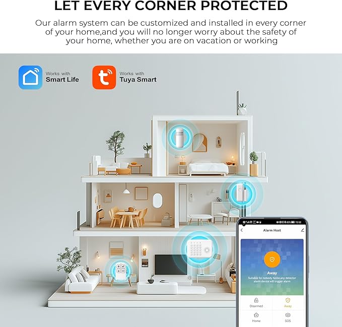 PGST Home Security Alarm System, Smart Home Alarm System - Image 5