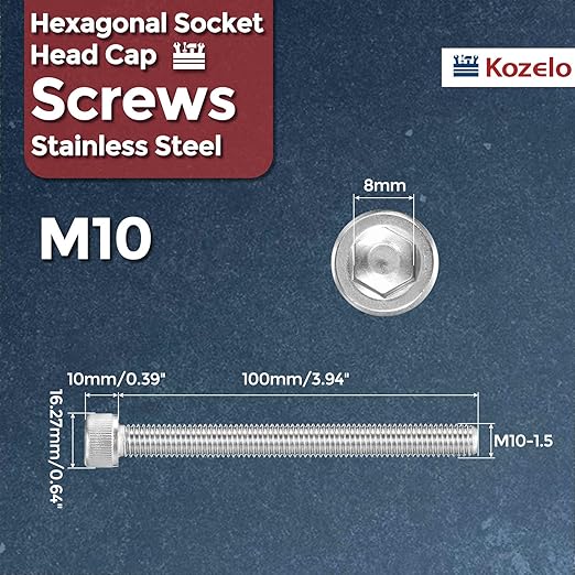Kozelo 8pcs Socket Head Cap Screws - Image 2