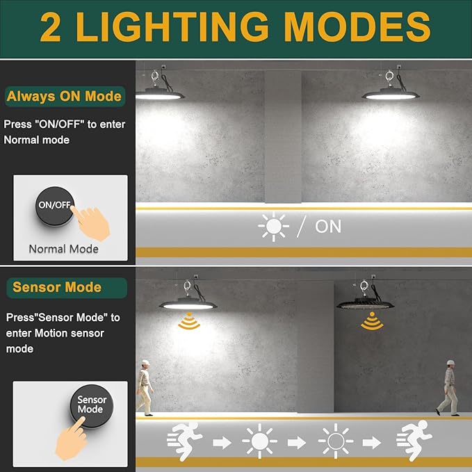 ACOHOOK 400W High Bay LED Lights - Image 4