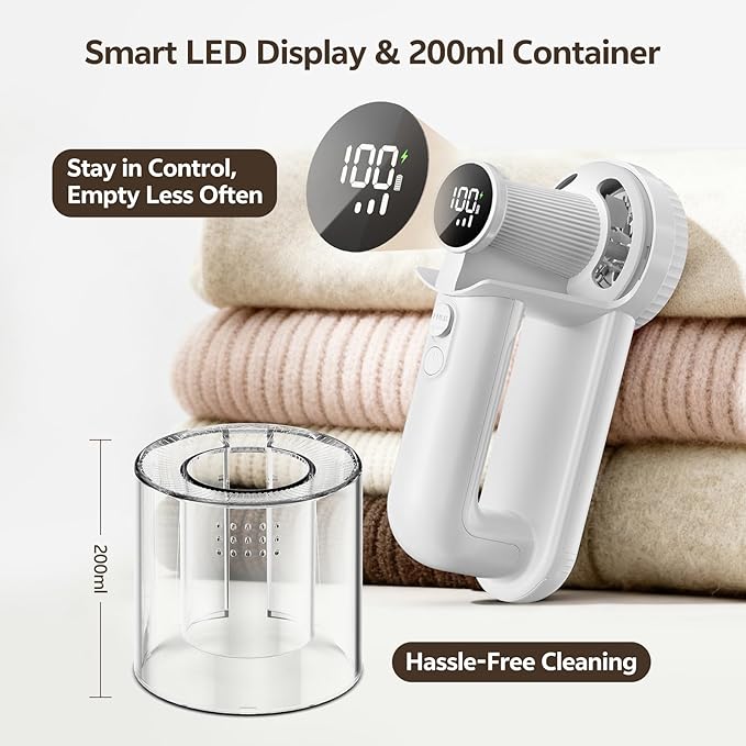 Rechargeable Fabric Shaver, 2-in-1 Lint Remover - Image 5