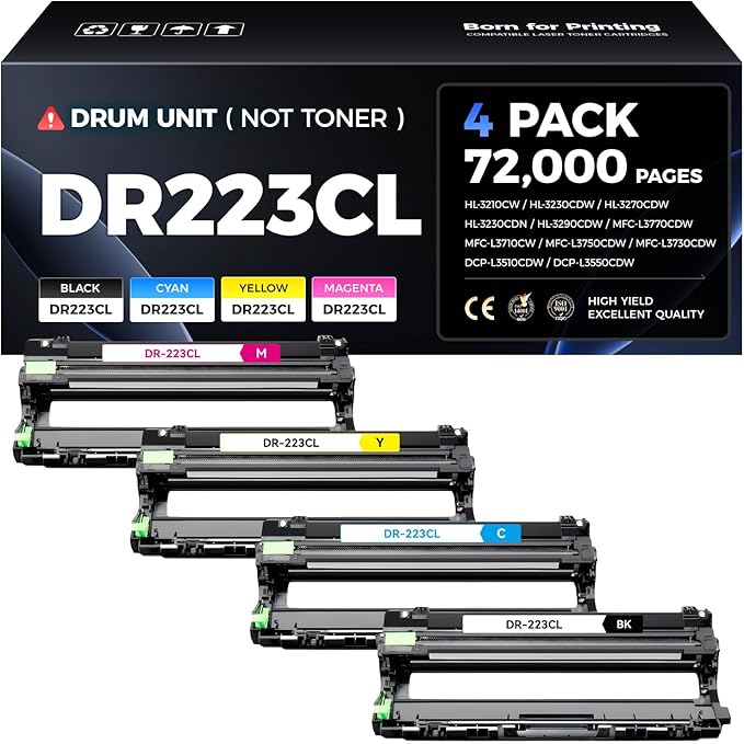 DR223CL Compatible Drum Unit Replacement by HSink