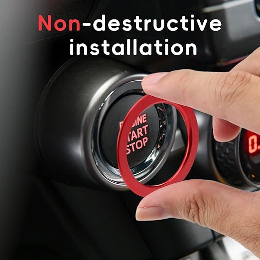 Auovo Engine Start Stop Button Outer Ring Compatible - Image 3