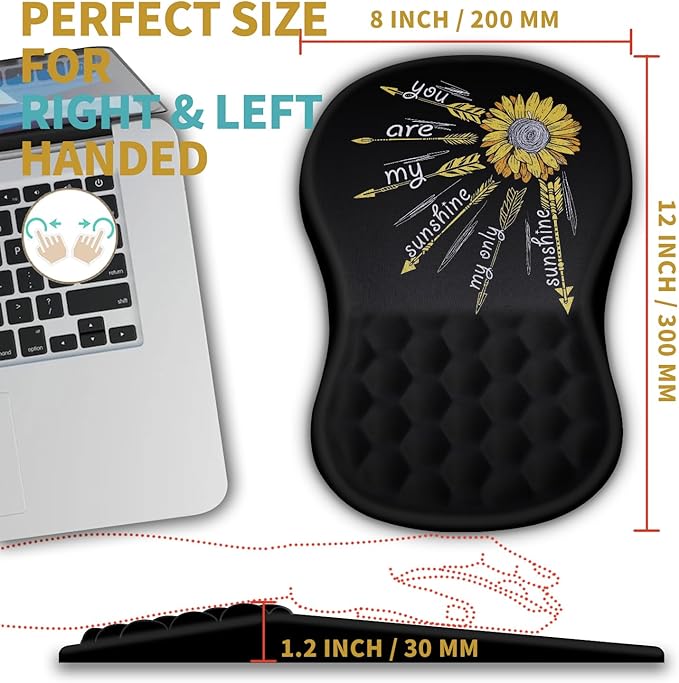Hokafenle Ergonomic Mouse Pad Wrist Support - Image 4
