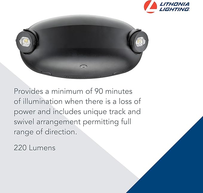 Lithonia Lighting ELM2L B M12 Quantum LED Emergency Light, Manual Testing - Image 3