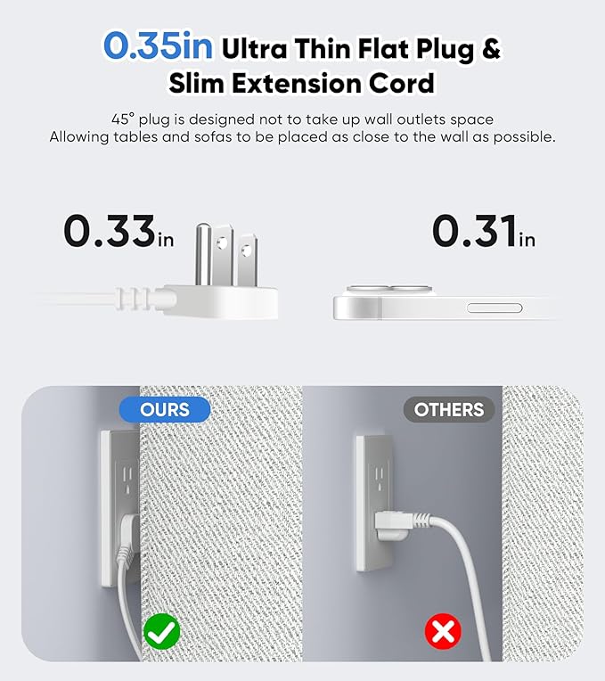 Recessed Power Strip with 45W USB C, Furniture Desk Flush Mount Outlet - Image 5
