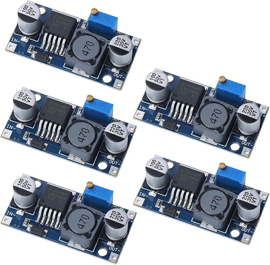 KERWINN 5PCS LM2596 DC-DC Buck Converter Step Down Module, 3.0-40V to 1.5-35V by KERWINN