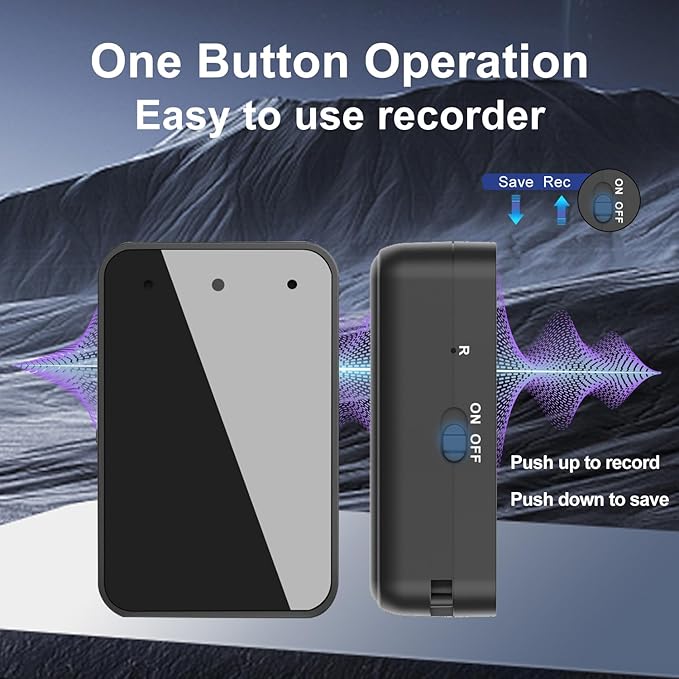 64GB Magnetic Voice Recorder- Mini Voice Recorder - Image 4