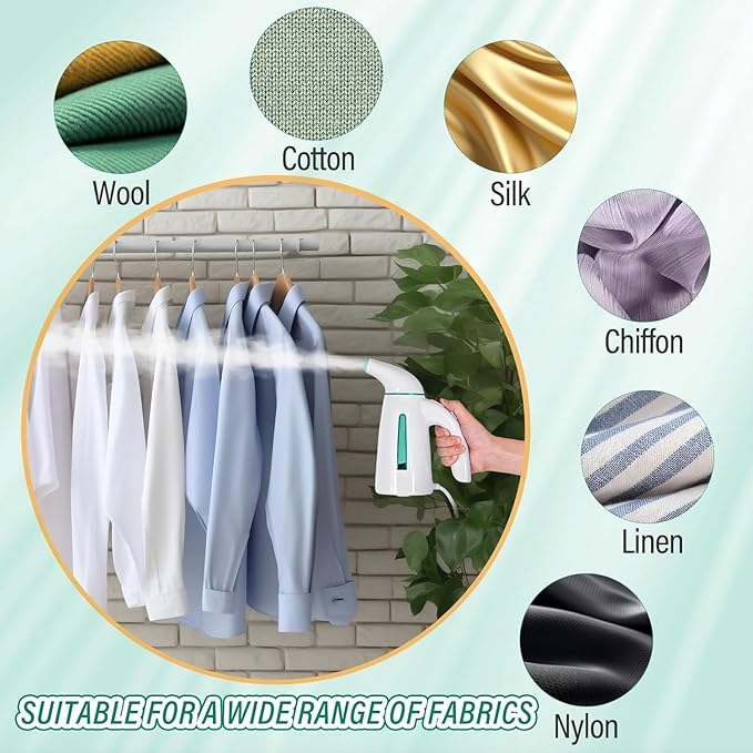 OGHom Steamer for Clothes, Handheld Clothing Steamer for Garment, 240ml Big - Image 5