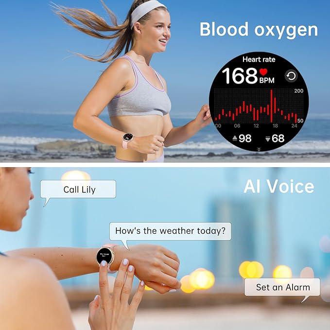 Smart Watch for Women Fitness Tracker: Waterproof Digital Mens Watches Make - Image 7
