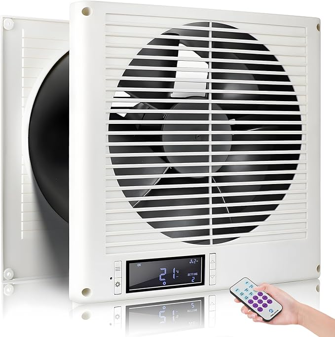 Feeligivin 20W 8” Room to Room Fan 10-Speed RC Two-Way Reversible Airflow by Feeligivin