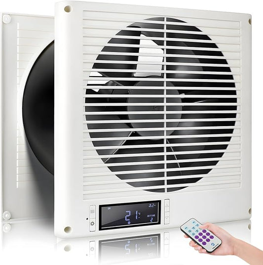 Feeligivin 20W 8” Room to Room Fan 10-Speed RC Two-Way Reversible Airflow by Feeligivin