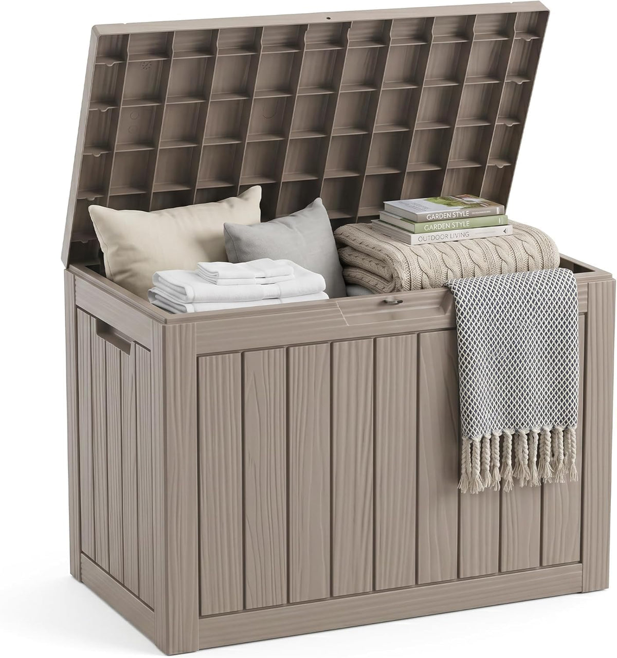 easyup 50 gallon deck box,outdoor storage box for, main product view
