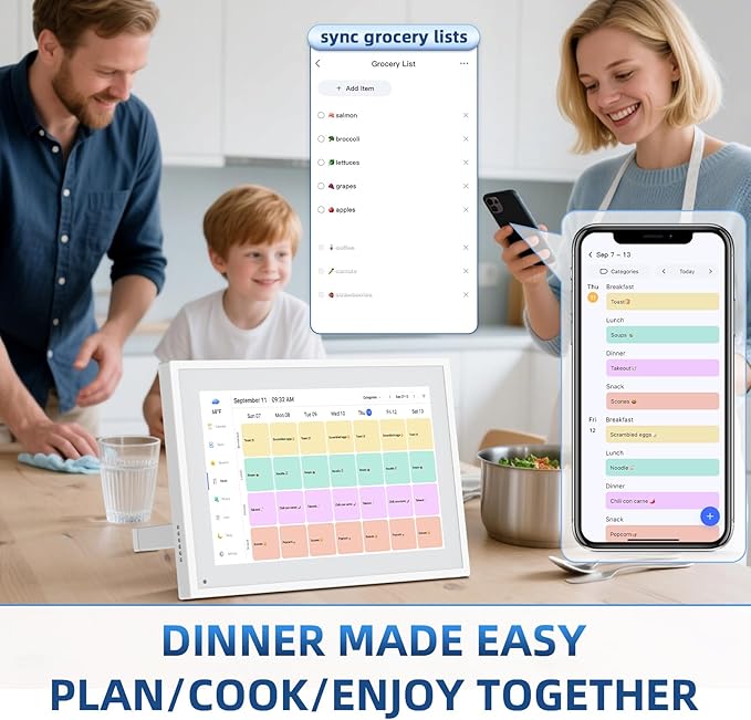 Calendar Digital 10.1 Inch, Digital Frame Combined Smart Touch Screen - Image 4