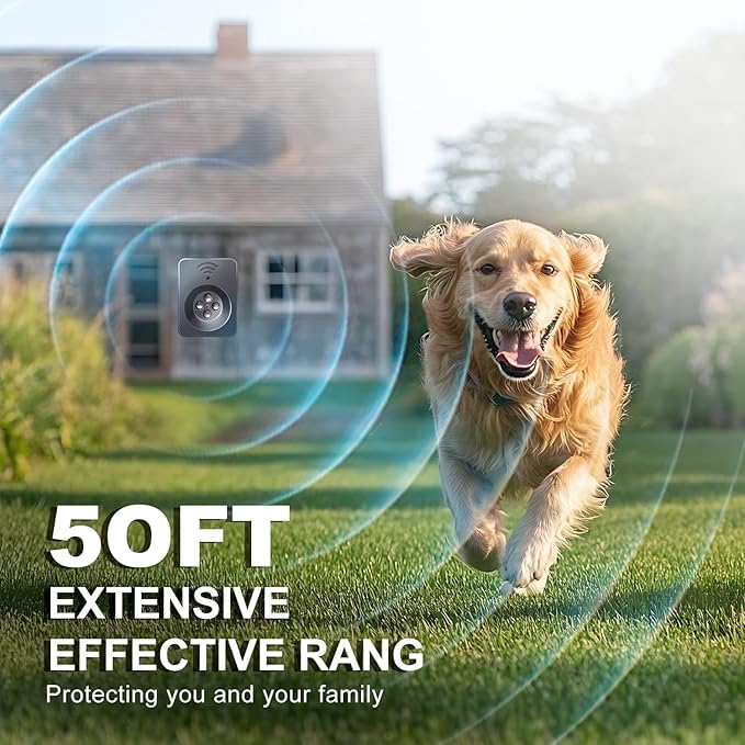 Anti Barking Device for Dogs Long Range 50ft, Ultrasonic Dog Bark Deterrent - Image 2