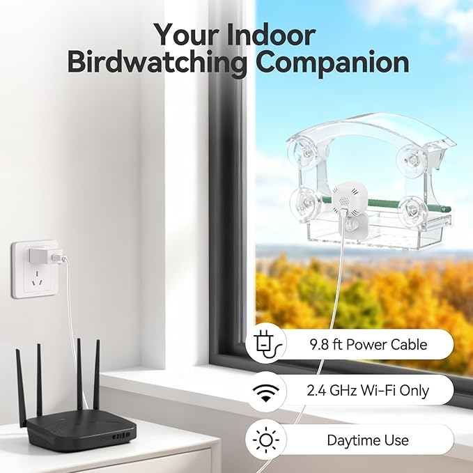 Dzees Smart Window Bird Feeder - Image 7