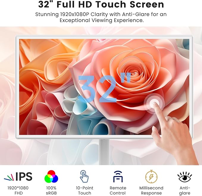 BIGASUO 32-Inch Portable Smart Screen 1080p Portable Monitor - Image 2