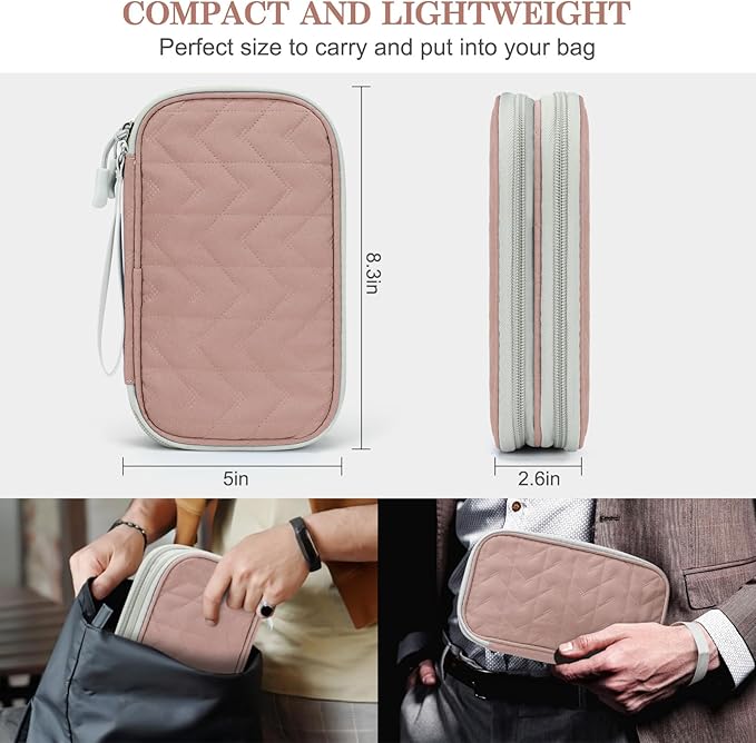 FYY Electronic Organizer, Travel Cable Organizer Bag Pouch Electronic - Image 2